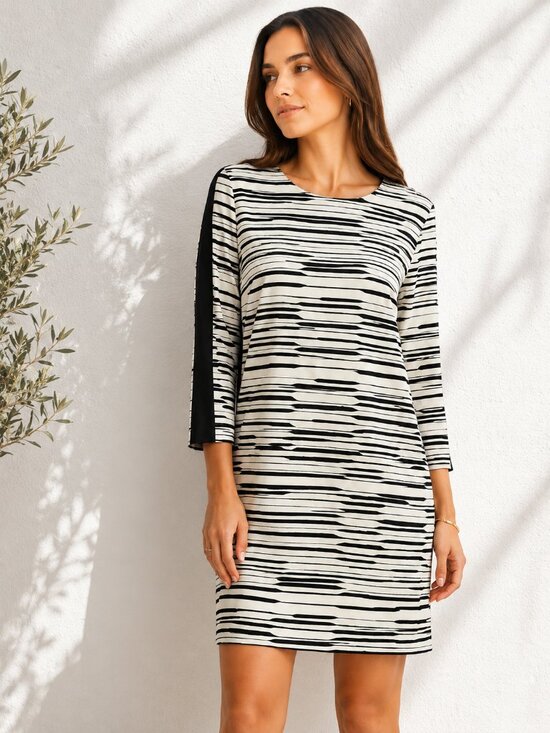 A/X Armani Exchange Dresses & Skirts - A/X Armani Exchange Stripe Shift Dress Size 4